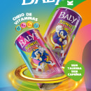 Meu projeto do curso: Embalagem para produtos de consumo - Baly Kids Sonic Ein Projekt aus dem Bereich Werbung, Br, ing und Identität, Kreative Beratung und Verpackung von Welton Schmitz - 31.07.2023