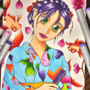 My project for course: Colored Marker Techniques for Manga. Un proyecto de Ilustración tradicional, Cómic, Teoría del color y Manga de Kristina Alfimova - 28.07.2023