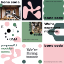 Bone Soda Instagram Project. Design, Br, ing, Identit, Graphic Design, T, pograph, Logo Design, T, pograph, and Design project by Eylul Kesenler - 08.03.2023
