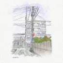Osaka sketch 🎋 #Japan . Design, Ilustração tradicional e Ilustração arquitetônica projeto de Helen S. - 04.08.2023