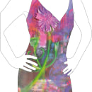 Proyecto fashion de las flores. Un proyecto de Ilustración tradicional, Bellas Artes, Pintura, Collage, Ilustración vectorial y Diseño de moda de barbigsanchez1999 - 26.12.2021