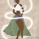 OsiLu - Mi proyecto del curso: Creación de personajes femeninos estilo cartoon con Procreate. Un proyecto de Ilustración tradicional, Ilustración digital, Ilustración de retrato y Dibujo digital de Osiris Berbesia - 07.08.2023