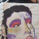 Meu projeto do curso: Caderno de retratos: explore o rosto humano. Esboçado, Desenho, Desenho de retrato, Desenho artístico, e Sketchbook projeto de mah.pantoja - 10.08.2023