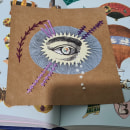 Meu projeto do curso: Técnicas de bordado experimental sobre papel. Un proyecto de Bellas Artes, Collage, Bordado, Ilustración textil y Diseño textil de Bruna Carvalho - 10.08.2023