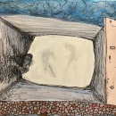 Who's hiding in here?. Een project van Aquarelschilderen van Eric Kane - 13.08.2023