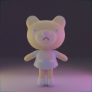 "Teddy". Un proyecto de 3D, Diseño de personajes y Modelado 3D de Eleonora Galdós - 18.05.2023