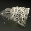 YARN Pavilion. Design, 3D, Architecture, 3D Modeling, and 3D Design project by Anastasia Popova - 08.06.2023