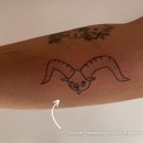Mi proyecto del curso: Tatuaje para principiantes por Yuxara Yepes. Desenho de tatuagens projeto de Yamileh Ramírez - 23.08.2023