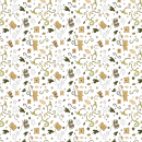 Art Noveau Ornamental Flowers and leaves. Un progetto di Illustrazione tradizionale, Pattern design, Fashion design, Stampa e Business di Osiris Berbesia - 28.08.2023