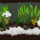 Goldfish Aquarium Illustration. Een project van  Digitaal schilderij van emmyallears - 31.08.2023