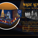Magic Academy. Un projet de Illustration numérique, Art conceptuel, Décoration d'intérieur , et Brush painting de Ylenia Forza - 03.09.2023