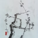 My project for course: Introduction to Sumi-e Painting. Traditional illustration, Fine Arts, Painting, Drawing & Ink Illustration project by lionsaidh.smith - 09.05.2023