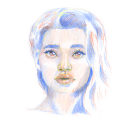 My project for course: Vibrant Portrait Drawing with Colored Pencils. Un proyecto de Dibujo, Dibujo de Retrato, Sketchbook y Dibujo con lápices de colores de Oana Dumitru - 09.09.2023