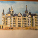 Schloss Schwerin. Un proyecto de Ilustración tradicional de RL Tunestudio - 01.09.2023