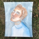 Mon projet du cours : Portrait artistique à l’aquarelle. Un proyecto de Bellas Artes, Pintura, Pintura a la acuarela, Ilustración de retrato y Dibujo de Retrato de Naomi BINEY - 11.09.2023