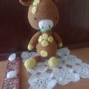 Mi proyecto del curso: Amigurumi para principiantes: teje animales en crochet. Un proyecto de Artesanía, Diseño de juguetes, Crochet, Amigurumi y Diseño textil de Camila Pezoa Fuentes - 19.09.2023