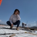 Gestión y dirección de reparación de pisos de concreto . Arquitetura projeto de Daniela Muñoz - 27.09.2023