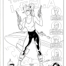 Cover of a hypothetical comic of Leela. Un proyecto de Ilustración tradicional de sorareturn91 - 29.09.2023