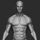 Male anatomy study. Cinema, Vídeo e TV, 3D, Modelagem 3D, Videogames, Design de personagens 3D, 3D Design, Design de videogames, e Desenvolvimento de videogames projeto de Carlos Tellez - 29.01.2023