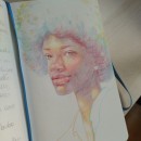 Il mio progetto del corso: Ritratti vivaci con matite colorate. Desenho, Desenho de retrato, Sketchbook, e Desenho com lápis de cor projeto de Barbara Cera - 09.10.2023