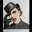 Marilyn Manson. Design projeto de Patricio Yauri - 11.10.2023