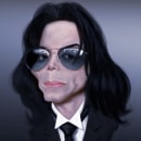 Michael Jackson . Ilustração digital, e Desenho digital projeto de Claudio Zagari - 13.10.2023
