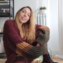 Mi proyecto del curso: Crochet: crea prendas con una sola aguja. Un proyecto de Moda, Diseño de moda, Tejido, DIY, Crochet y Diseño textil de Julia Quintana Gallegos - 16.10.2023