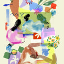 My project for course: Visual Language with Analogue & Digital Illustration Techniques. Un proyecto de Pintura, Collage, Bocetado, Dibujo e Ilustración digital de Lucy Sherston - 18.10.2023