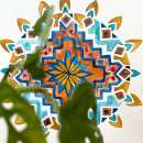 Mi proyecto del curso: Introducción al arte islámico: crea patrones biomórficos. Un proyecto de Pintura, Pattern Design, Dibujo, Pintura a la acuarela e Ilustración con tinta de Flor Barchuk - 18.10.2023