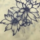 Mi proyecto del curso: Tatuaje botánico con puntillismo. Traditional illustration, Tattoo Design, and Botanical Illustration project by Luis David Galicia Cervera - 10.21.2023