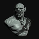 Orc. 3D, Character Design, Sculpture, and 3D Modeling project by Roberto Arango Ocampo - 10.24.2023