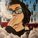 Livello onirico del fumo candito. Un progetto di Illustrazione tradizionale di Giulia Francioso - 24.10.2023