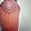 Meu projeto do curso: Tatuagem fine line: a sutileza da linha. Un proyecto de Ilustración tradicional, Dibujo y Diseño de tatuajes de Laura Andrade de Oliveira - 30.10.2023