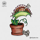 Día 13: Planta #31Days31Drawings2023. Traditional illustration project by Miriam Yamamoto - 10.13.2023