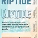 Riptide. T, pograph, and Design project by Rienna - 10.31.2023