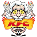Ilustraciones "Los Malditos" para KFC España. Projekt z dziedziny Trad, c, jna ilustracja, Projektowanie graficzne i Grafika wektorowa użytkownika Marcos Cabrera - 24.10.2023