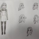 Mi proyecto del curso: El arte del manga: dibuja personajes únicos (Kumiko). Character Design, Pencil Drawing, Drawing, Ink Illustration, and Manga project by mariordz_98 - 11.12.2023