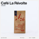 Packaging Café La Révolte. Editorial Design, Graphic Design, and Packaging project by Juan Serrano - 11.13.2023