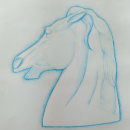 Dibujo estatua caballo. Drawing, Realistic Drawing, Artistic Drawing, and Colored Pencil Drawing project by Yumiko - 11.16.2022