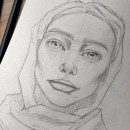 Mi proyecto del curso: Sketchbook de retrato: explora el rostro humano. Sketching, Drawing, Portrait Drawing, Artistic Drawing, and Sketchbook project by María Gallego - 11.14.2023
