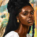 My project for course: Digital Portraits with a Traditional Style in Photoshop. Un proyecto de Ilustración tradicional, Ilustración digital, Ilustración de retrato y Pintura digital de Oluwabamise Oyetayo - 14.11.2023