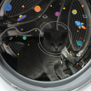 Cosmonaut Space Cat. Un projet de Photographie, Illustration vectorielle et Illustration numérique de Valentyn Hnot - 19.11.2023