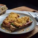 Aussie Bacon and Scrambled eggs . Un proyecto de Fotografía, Dirección de arte, Cocina, Fotografía de producto, Iluminación fotográfica y Fotografía de estudio de Ruben Clavijo - 21.11.2023