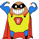 Super Huevo . Design de personagens, e Comic projeto de Alejandra Vallejos - 29.11.2023
