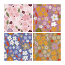 Pattern floral . Pattern Design, Estamparia têxtil, e Design têxtil projeto de Lorna Ciliberto - 01.12.2023