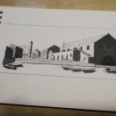 My project for course: Urban Architectural Sketching with Ink. Ilustração tradicional, Esboçado, Desenho, Ilustração arquitetônica e Ilustração com tinta projeto de gérard cheirézy - 01.12.2023