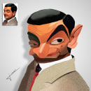 Mr. Bean. Digital Illustration, and Graphic Humor project by Tiago Lima - 12.04.2023