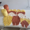 Mi proyecto del curso: Creación de piezas decorativas con hojas de macramé. Un proyecto de DIY y Macramé de marianabelm - 02.12.2023