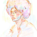 My project for course: Vibrant Portrait Drawing with Colored Pencils. Un proyecto de Dibujo, Dibujo de Retrato, Sketchbook y Dibujo con lápices de colores de Maxime Bergeron - 09.12.2023