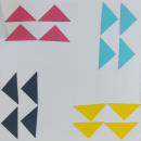Composiciones abstractas: Composiciones abstractas con color de Jerarquía y Agrupación por semejanza, forma y/o color. Un proyecto de Ilustración tradicional de Andy Sanchez - 09.12.2023